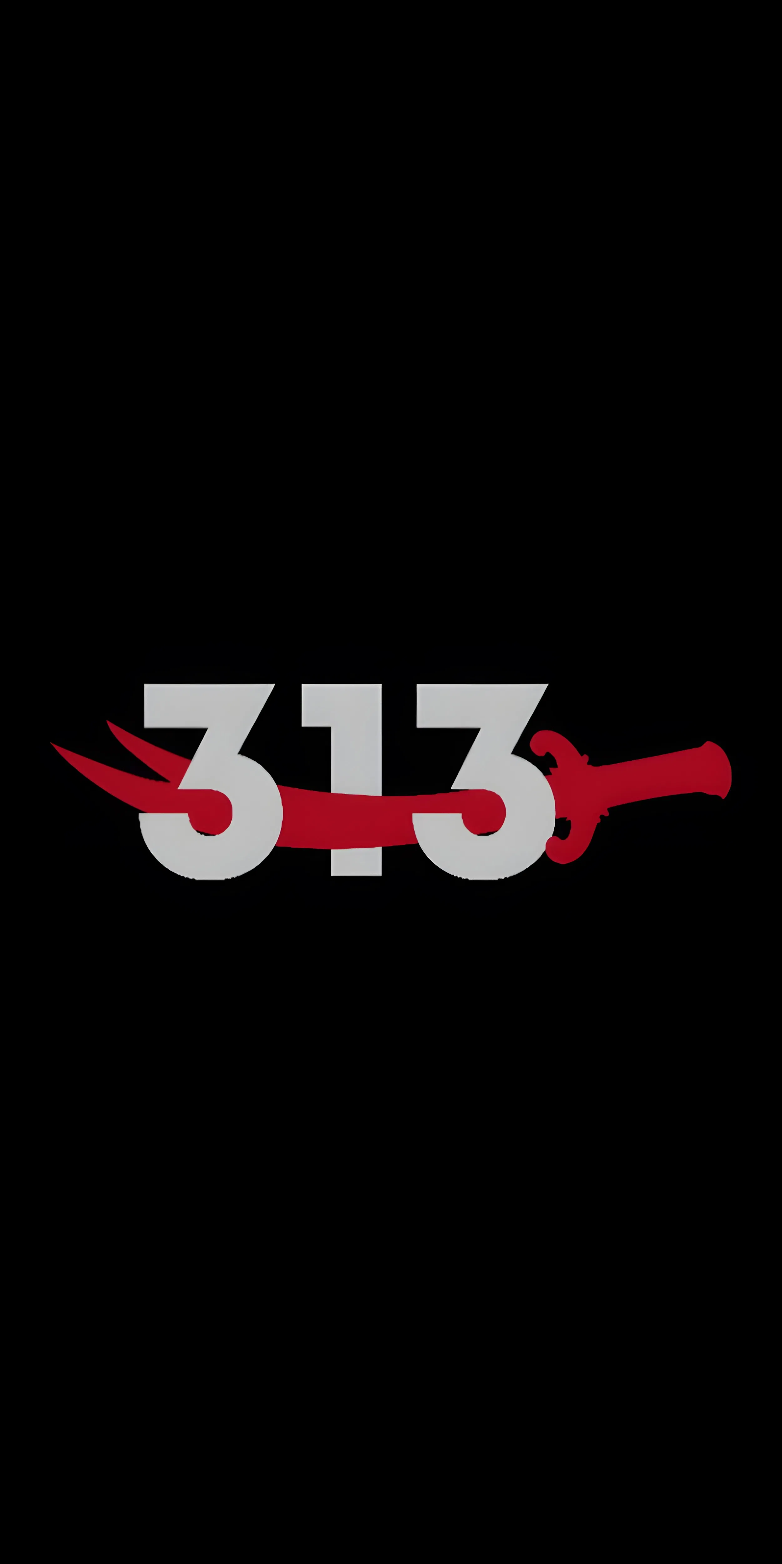 313 Red Sword Minimal Shia Symbol Wallpaper